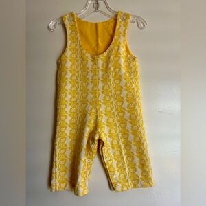 Vintage Healthtex Yellow Lion Romper